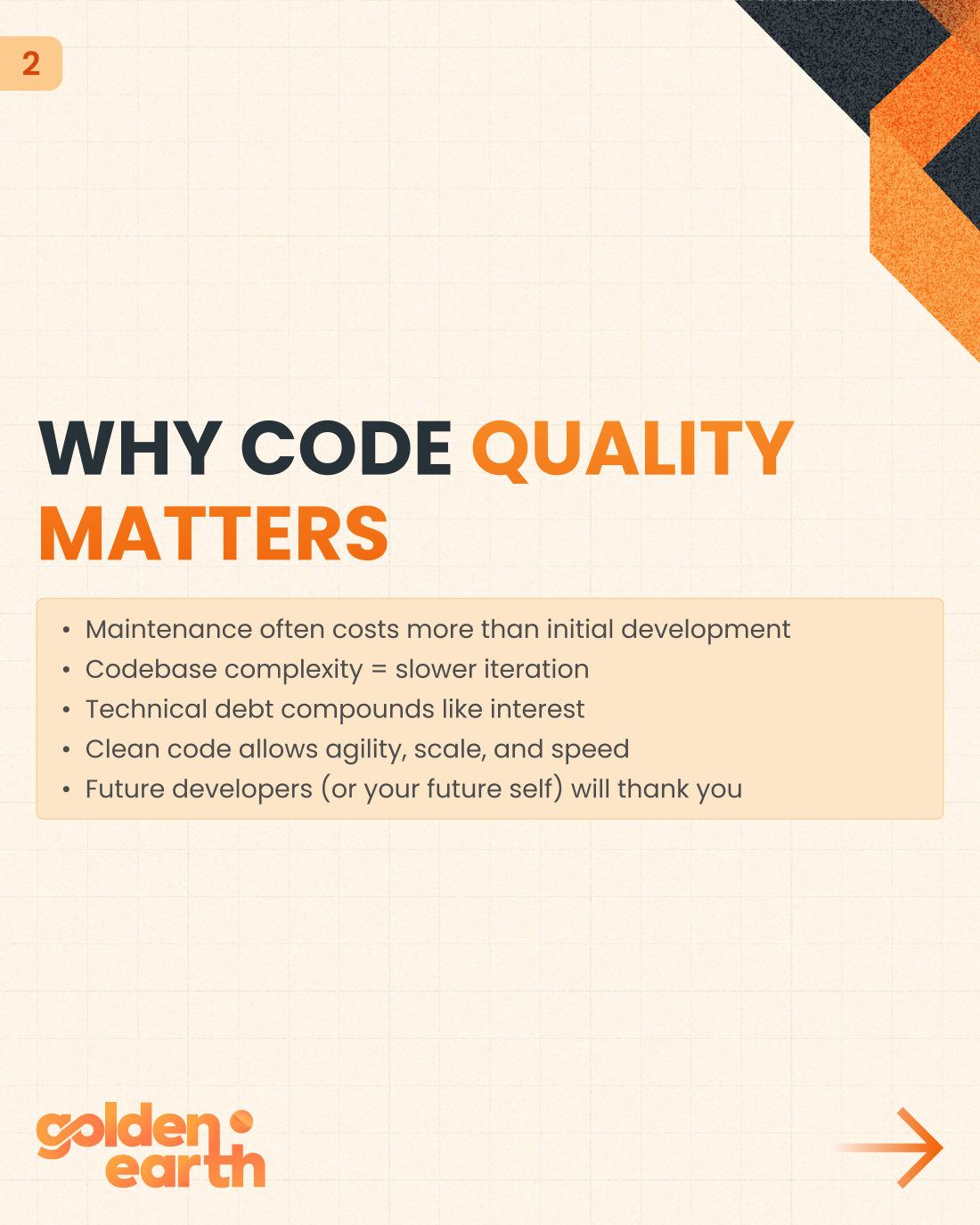 Code Quality & Maintainability: The Real Reason Your App Slows Down - slide 2 of 12