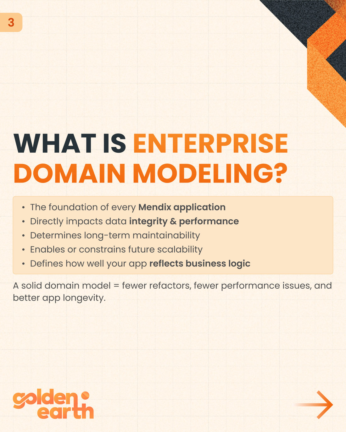Enterprise Mendix Domain Modeling: Best Practices and Mistakes to Avoid - slide 3 of 11
