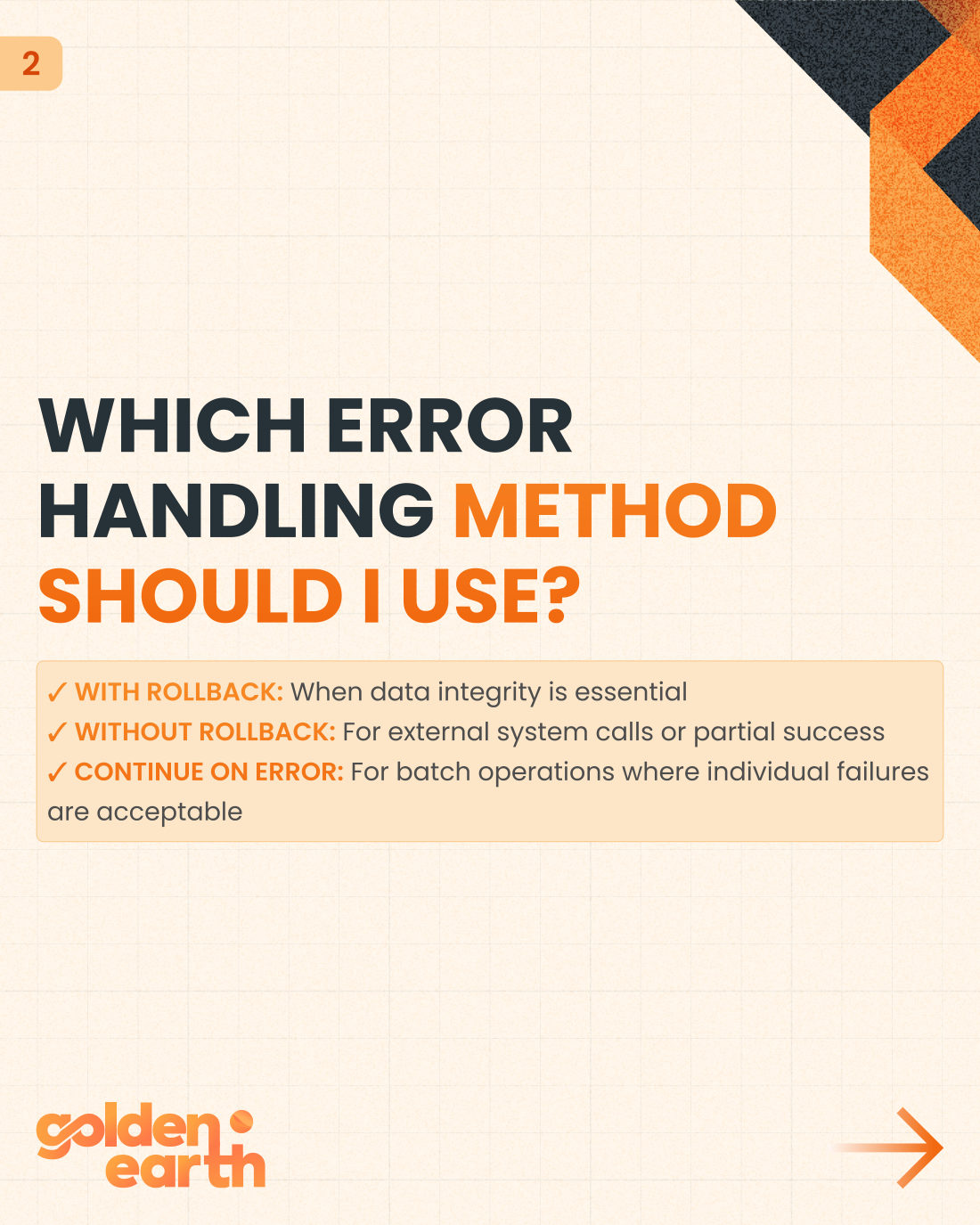 Choosing the Right Error Handling Method in Mendix: Strategic Approaches for Different Scenarios - slide 2 of 9