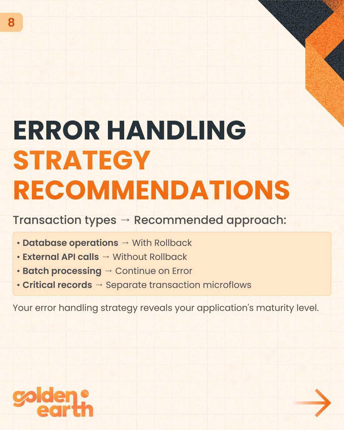 Choosing the Right Error Handling Method in Mendix: Strategic Approaches for Different Scenarios - slide 8 of 9
