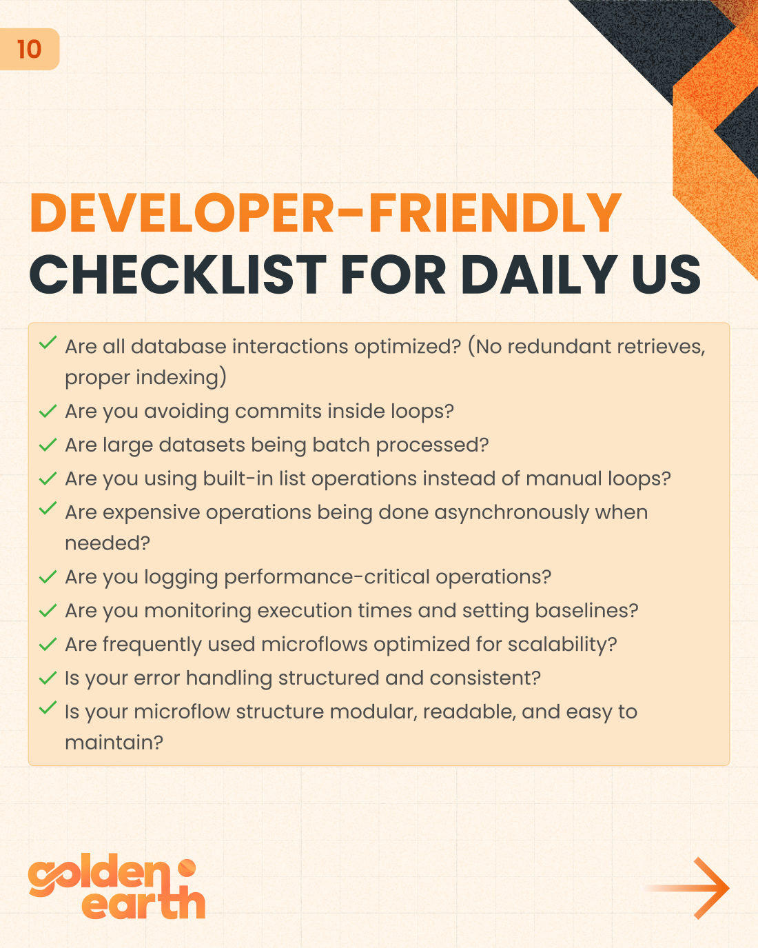 Microflow Optimization: Avoid These Anti-Patterns to Speed Up Your Mendix App - slide 10 of 11