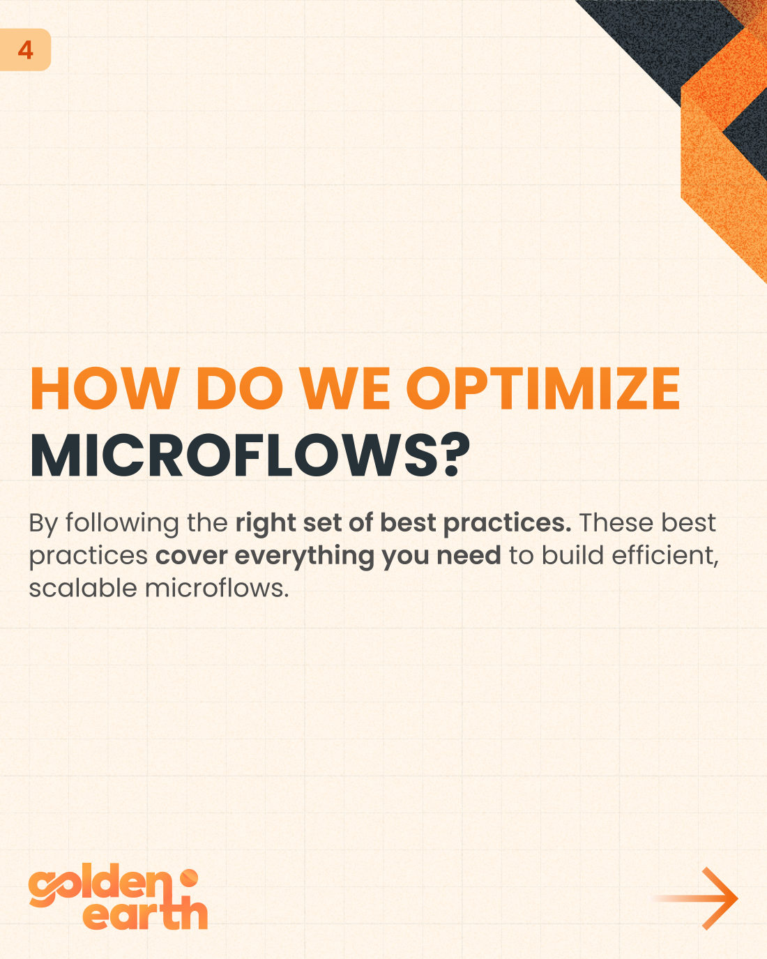 Mastering Microflow Optimization: Best Practices for a Faster Mendix App - slide 4 of 12