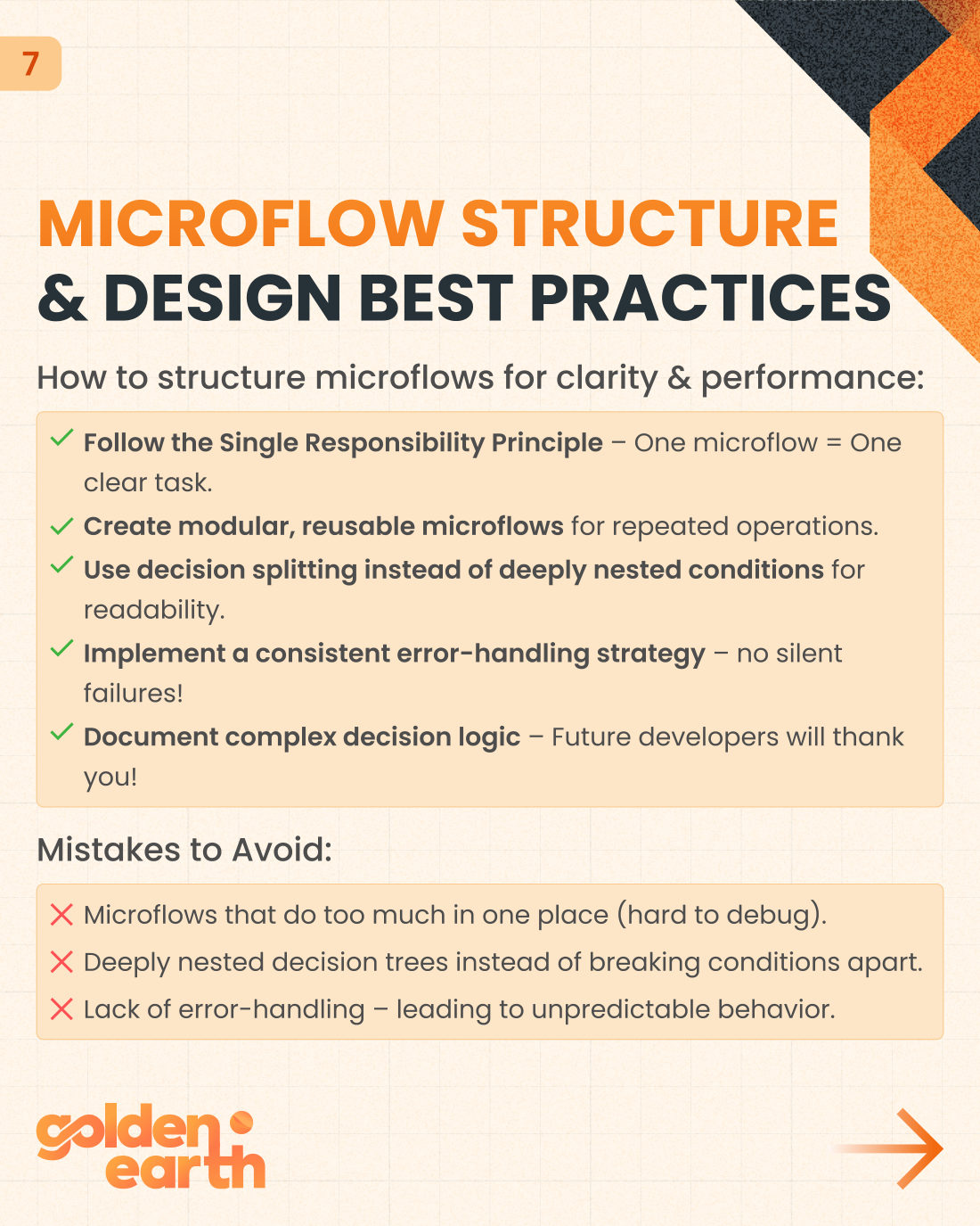 Mastering Microflow Optimization: Best Practices for a Faster Mendix App - slide 7 of 12