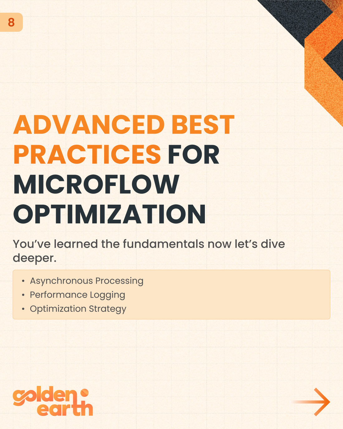 Mastering Microflow Optimization: Best Practices for a Faster Mendix App - slide 8 of 12